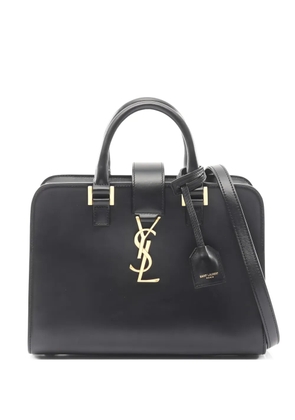 Saint Laurent Pre-Owned 2010s baby Cabas tote bag - Black