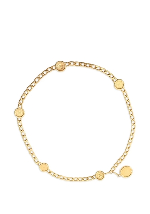 CHANEL Pre-Owned 1986-1988 logo-medallion chain belt - Gold