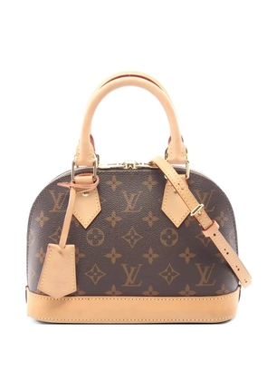 Louis Vuitton Pre-Owned 2021 BB Alma monogram tote bag - Brown