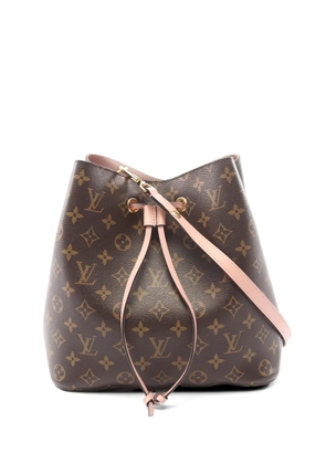 Louis Vuitton Pre-Owned 2019 Neo Noe monogram buckle bag - Brown