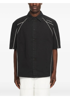 Off-White Owr piped short-sleeve shirt - Black