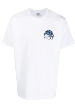 Sporty & Rich logo-print cotton T-shirt - White