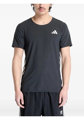 adidas Adizero perforated running T-shirt - Black