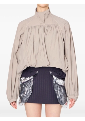 Kolor balloon-sleeves jacket - Neutrals