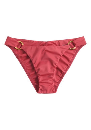 AWAY THAT DAY Sorrento ring-detail bikini bottom - Red