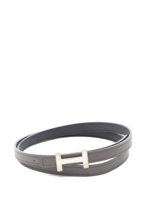 Hermès Pre-Owned 2015 Focus H reversible belt - Black