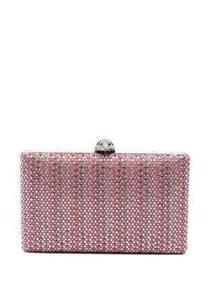 Kurt Geiger London Kensington crystal-embellished mini clutch bag - Pink