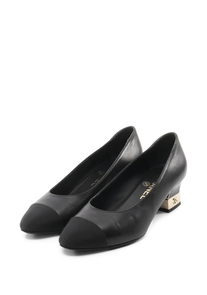 CHANEL Pre-Owned 1986-1988 Coco mark pumps - Black