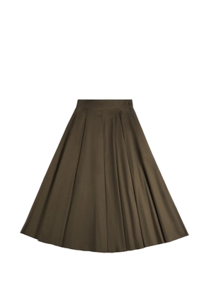 Fay pleated midi skirt - Green