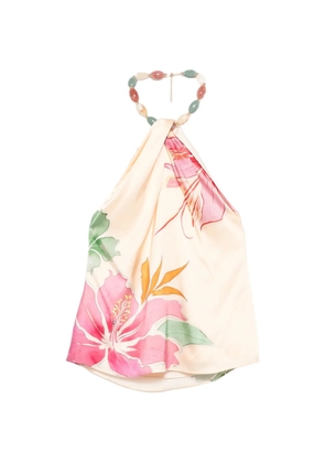 Retrofete Milani floral top - Neutrals