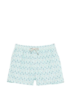 MC2 Saint Barth cocktail print swim shorts - Blue