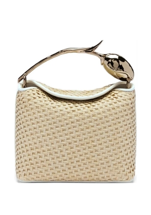 ERDEM mini Bloom top-handle tote bag - Neutrals