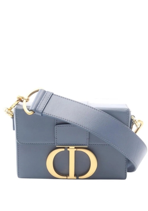 Christian Dior Pre-Owned 2021-2026 Leather 30 Montaigne Box Bag crossbody bag - Blue