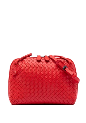 Bottega Veneta Pre-Owned 2012-2025 Nappa Intrecciato Nodini crossbody bag - Red