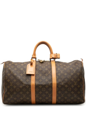 Louis Vuitton Pre-Owned 1990-2020 Monogram Keepall 50 travel bag - Brown