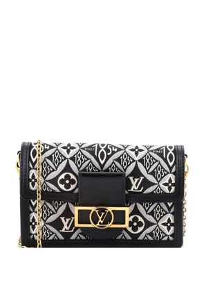 Louis Vuitton Pre-Owned Dauphine Chain Wallet Limited Edition Since 1854 Monogram Jacquard clutch bag - Black