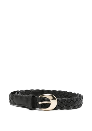 Tagliatore braided buckle belt - Black
