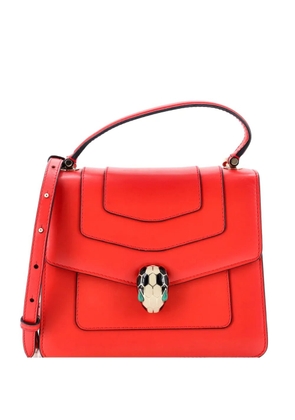 Bvlgari Pre-Owned Serpenti Forever Top Handle Bag Leather Small satchel - Red