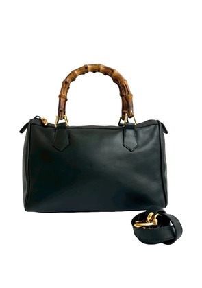 Gucci Pre-Owned 20th Century Smooth Calfskin Bamboo satchel - Black