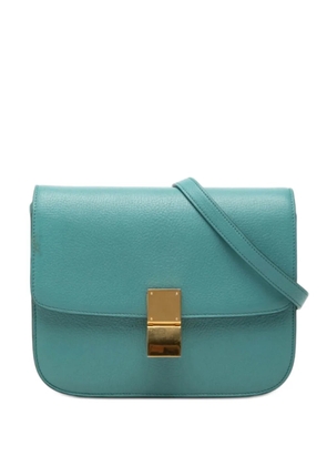 Celine Pre-Owned 2015 Medium Calfskin Classic Box crossbody bag - Blue