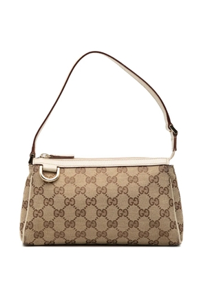 Gucci Pre-Owned 2000-2015 GG Canvas Abbey D Ring Pochette handbag - Brown