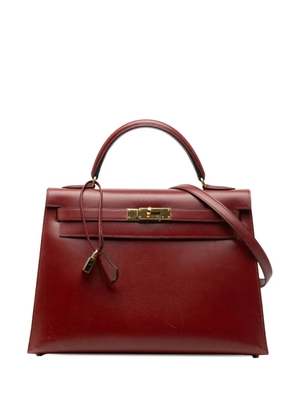 Hermès Pre-Owned 1999 Box Calf Kelly Retourne 32 satchel - Red