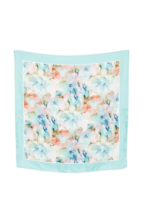 D'aniello floral oceano scarf - Blue