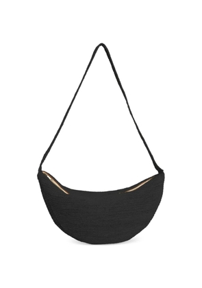 IBELIV Luna raffia shoulder bag - Black