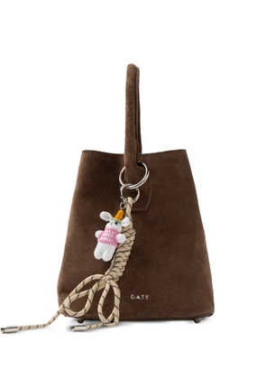 D.A.T.E. top handle shoulder bag - Brown