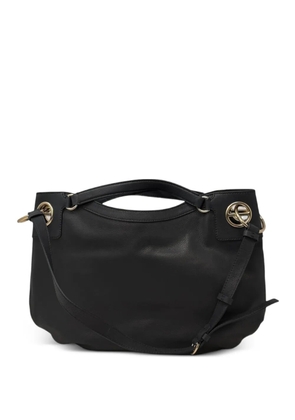 Borbonese medium London ring shoulder bag - Black
