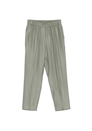 Peserico elasticated-waistband trousers - Green