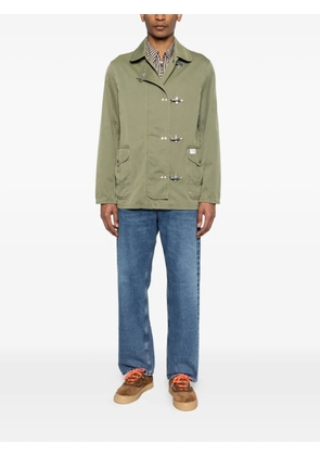 Fay toggle fastening pocket coat - Green