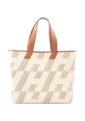 Hermès Pre-Owned 2021 Canvas H GM tote bag - Brown