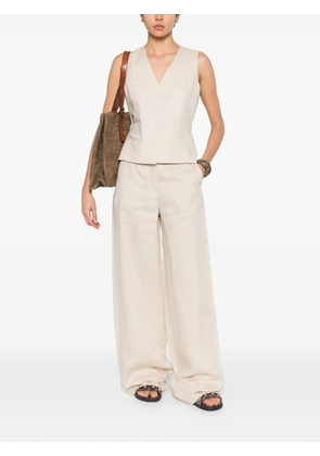 Max Mara Tapioca palazzo pants - Neutrals