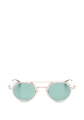 Akoni oval frame sunglasses - Gold