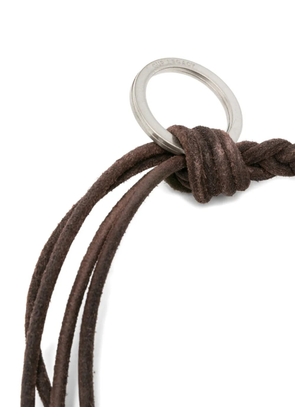 OUR LEGACY braided keyring - Brown