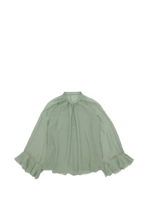 Fortela Ambre silk blouse - Green