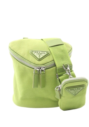 Prada Pre-Owned 2010-2026 Canvas crossbody bag - Green