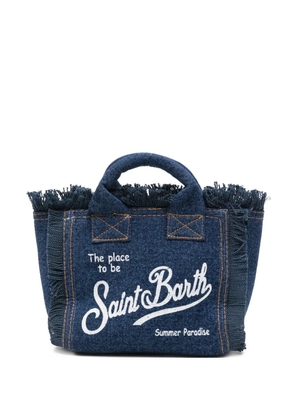 MC2 Saint Barth mini Vanity denim tote bag - Blue