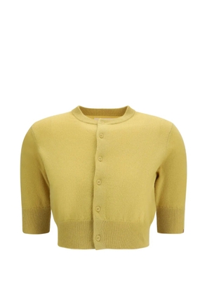 extreme cashmere n°474 Super Little cardigan - Yellow