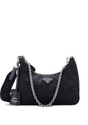 Prada Pre-Owned Re-Edition 2005 Shoulder Bag Tessuto Small crossbody bag - Black
