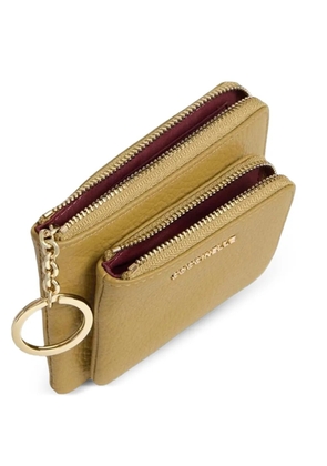 Coccinelle zip-up keyring wallet - Green