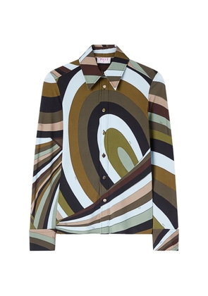 PUCCI Iride-print shirt - Blue