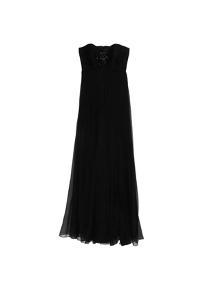 M.Marquise Ines embellished strapless maxi dress - Black