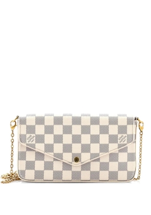 Louis Vuitton Pre-Owned Felicie Pochette Damier crossbody bag - White