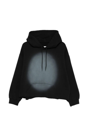 MM6 Maison Margiela logo-detail hoodie - Black