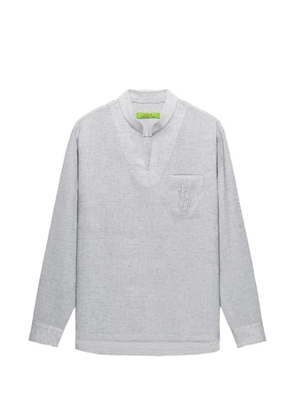 Shanghai Tang V-neck shirt - Grey