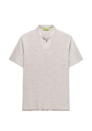 Shanghai Tang mandarin-collar polo shirt - Neutrals