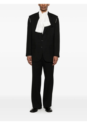 Maison Margiela exposed-stitching blazer - Black