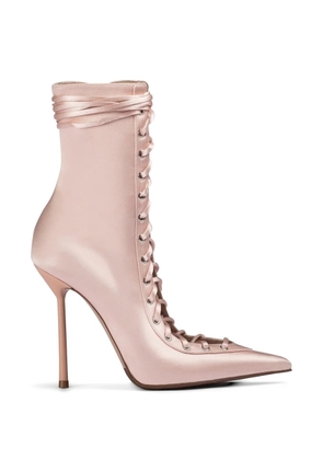 Le Silla Colette lace-up ankle boots - Pink